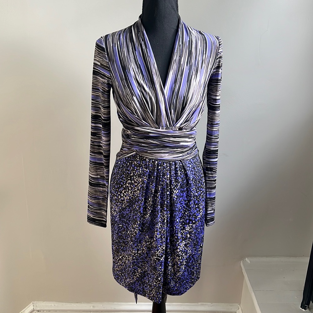 Sale! EUC BCBG faux wrap dress